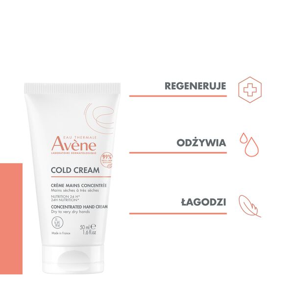 Avène Cold Cream kojący kem do rąk, 50 ml_2