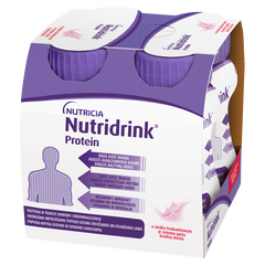 Nutridrink Protein Truskawka płyn doustny, 4x125 ml/1 opak._1