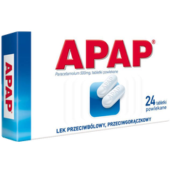 Apap tabletki powlekane, 24 tabl./1 opak._1