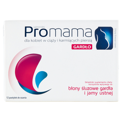 Promama Gardło pastylki do ssania na gardło, 12 szt./1 opak._1