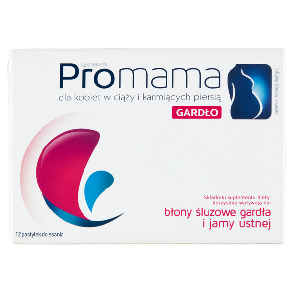 Promama Gardło pastylki do ssania na gardło, 12 szt./1 opak._1