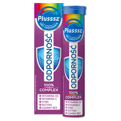 Plusssz Odporność 100% Complex tabletki musujące, 20 tabl./1 opak._1