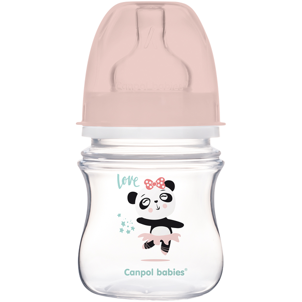 Canpol Babies Easy Start Exotic Animals butelka szeroka antykolkowa, poj. 120 ml_1