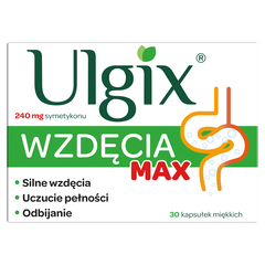 Ulgix Wzdęcia Max kapsułki na wzdęcia 240 mg, 30 kaps./1 opak._1