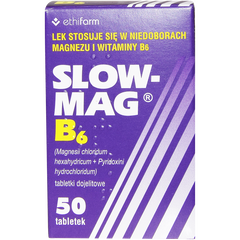 Slow-Mag B6 tabletki powlekane dojelitowe, 50 tabl./1 opak._2