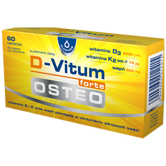 D-Vitum Forte Osteo suplement diety, 60 tabl./1 opak._1