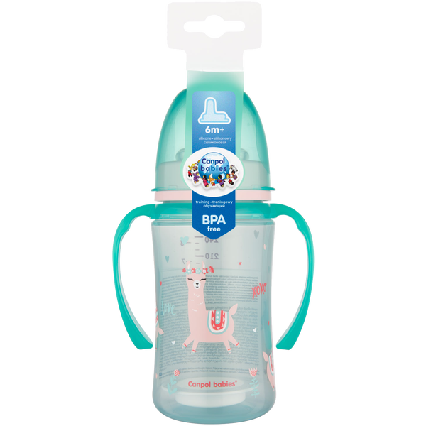 Canpol Babies Easy Start Exotic Animals kubek treningowy silikonowy zielony, poj. 240 ml_2