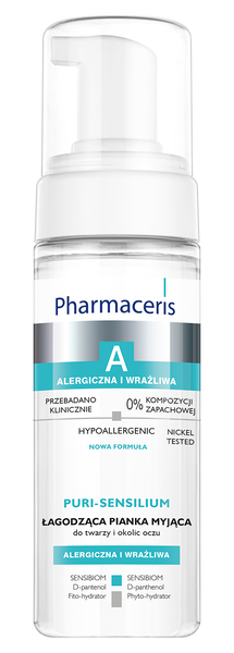 Pharmaceris Puri-Sensilium łagodząca pianka myjąca do twarzy i okolic oczu, 150 ml_1