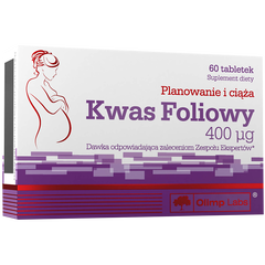 Kwas Foliowy 400 µg kwas foliowy, 60 tabl./1 opak._1