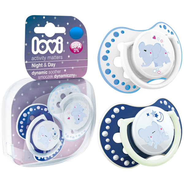 Lovi Night&Day dynamiczny smoczek silikonowy 6-18 msc, 2 szt./1 opak._1