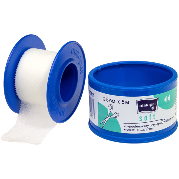 MATOPAT Przylepiec Soft, 2,5cm5m plaster, 2,5cm5m/1 opak._2