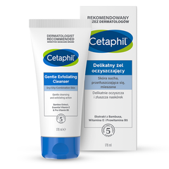 Cetaphil delikatny żel oczyszczający do twarzy z peelingiem, 178 ml_1
