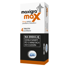Maxigra Max tabletki powlekane 50 mg, 4 tabl./1 opak._1