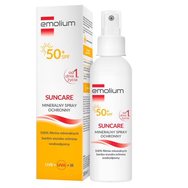 Emolium Suncare wodoodporny mineralny spray ochronny do ciała SPF50+, 100 ml_3