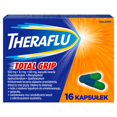 Theraflu Total Grip proszek do sporządzania roztworu doustnego, 16 sasz./1 opak._1