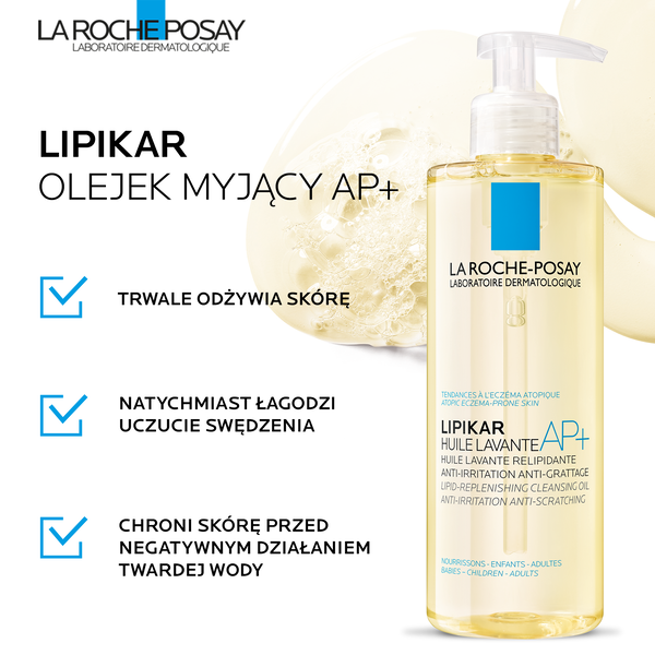La Roche-Posay Lipikar olejek myjący do ciała przeciw podrażnieniom skóry, 400 ml_3