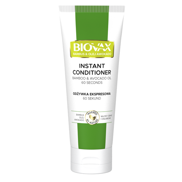 L'biotica Biovax Bambus odżywka do włosów cienkich i łamliwych, 200 ml_1