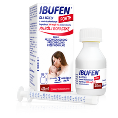 Ibufen Forte zawiesina doustna o smaku truskawkowym dla dzieci, 40 ml_1