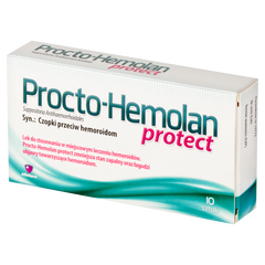 Procto-Hemolan Protect czopki przeciw hemoroidom, 10 szt./1 opak._1
