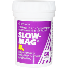 Slow-Mag B6 tabletki powlekane dojelitowe, 50 tabl./1 opak._1