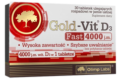 Gold-Vit  D3 Fast 4000 kapsułki, 30 kaps./1 opak._1
