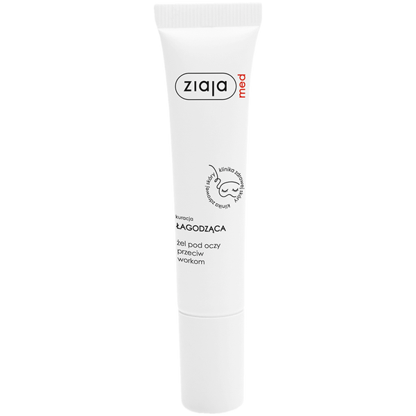 Ziaja med Kuracja Łagodząca żel pod oczy przeciw obrzękom, 15 ml_1