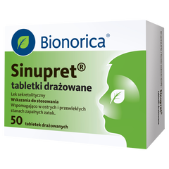 Sinupret tabletki drażowane, 50 tabl./1 opak._1
