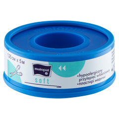 MATOPAT Przylepiec Soft, 1,25cm5m plaster, 1,25cm5m/1 opak._1