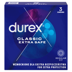 Durex Extra Safe wyrób medyczny: prezerwatywy, 3 szt./1 opak._1