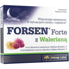 Forsen Forte z Walerianą suplement diety, 30 kaps./1 opak._1
