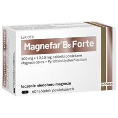 Magnefar B6 Forte tabletki powlekane, 60 tabl./1 opak._1