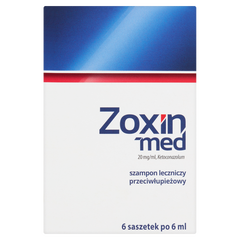 Zoxin-Med  szampon, 6 ml x 6 sasz./1 opak._2