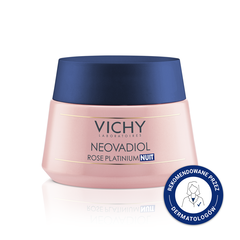 Vichy Neovadiol Rose Platinium ujędrniający krem różany do twarzy na noc, 50 ml_1