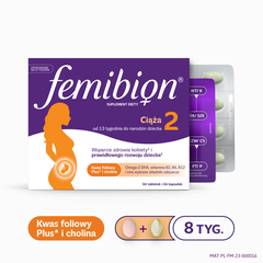 Femibion 2 Ciąża tabletki powlekane, 56+56 tabl./1 opak. _2