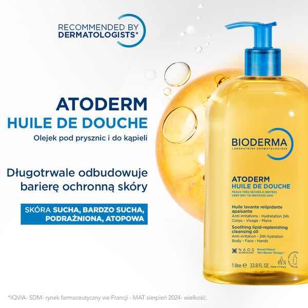 Bioderma ATODERM olejek do mycia skóry przeciw podrażnieniom, 1l_8
