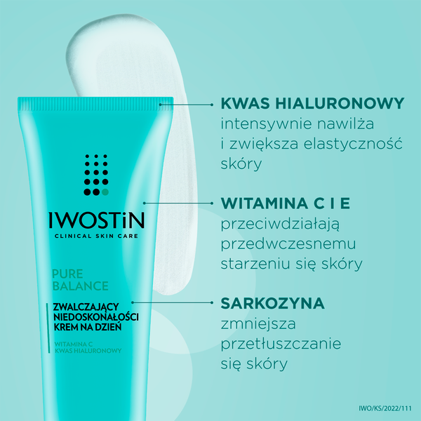 Iwostin Pure Balance zwalczający niedoskonałości krem do twarzy na dzień, 50 ml_4