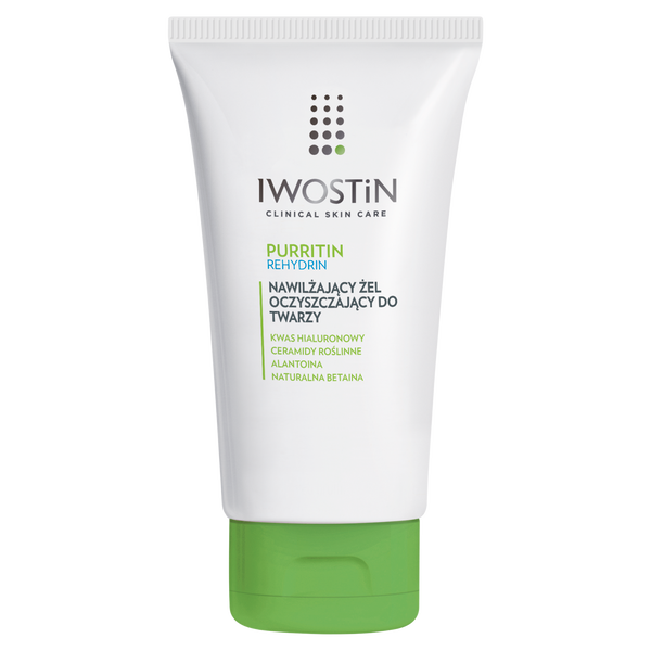 Iwostin Purritin Rehydrin nawilżający żel do mycia twarzy, 150 ml_1