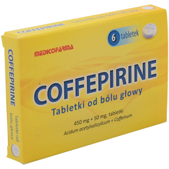 COFFEPIRINE 450 mg + 50 mg tabletki, 6 tabl./1 opak._1