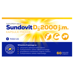 Sundovit D3 suplement diety 2000, 60 kaps./1 opak._2