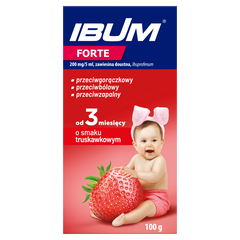 Ibum Forte zawiesina o smaku truskawkowym 200 mg/5 ml, 100 g_2