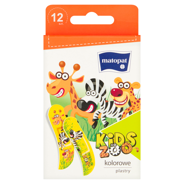 Matopat Kids Zoo zestaw plastrów dla dzieci, 12 szt./1 opak._1