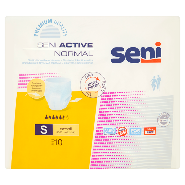 Seni Active Normal majtki chłonne rozm. S, 10 szt./1 opak._1