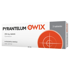 Pyrantelum tabletki 250 mg, 3 tabl./1 opak._1