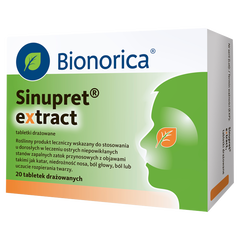 Sinupret Extract tabletki drażowane, 20 tabl./1 opak._1