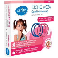 Sanity CICHO wSZA gumka do włosów, 4 szt./1 opak._1