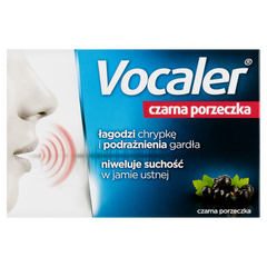 Vocaler Czarna Porzeczka pastylki do ssania, 12 szt./1 opak._1