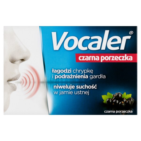 Vocaler Czarna Porzeczka pastylki do ssania, 12 szt./1 opak._1