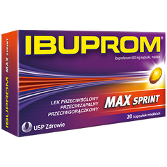 Ibuprom Max Sprint kapsułki, 20 kaps./1 opak._1