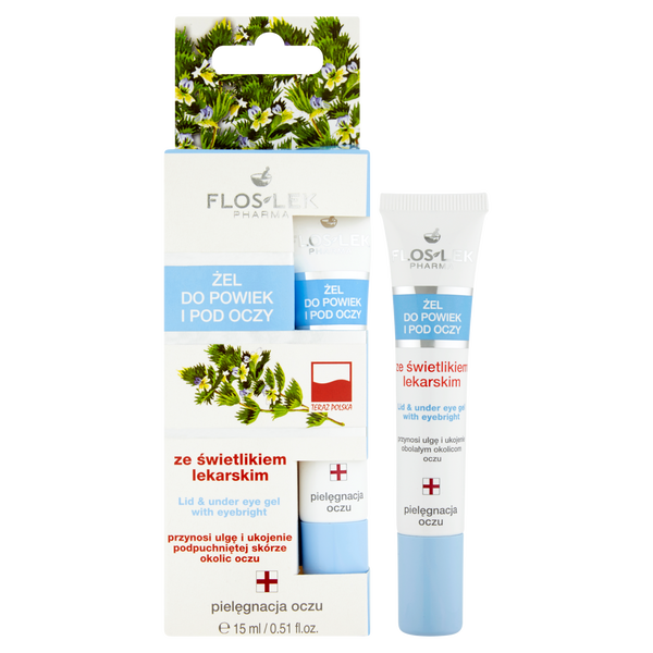 Floslek żel do powiek i pod oczy ze świetlikiem lekarskim, 15 ml_1
