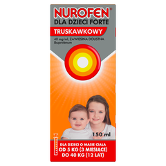 Nurofen Forte zawiesina doustna o smaku truskawkowym, 150 ml_1